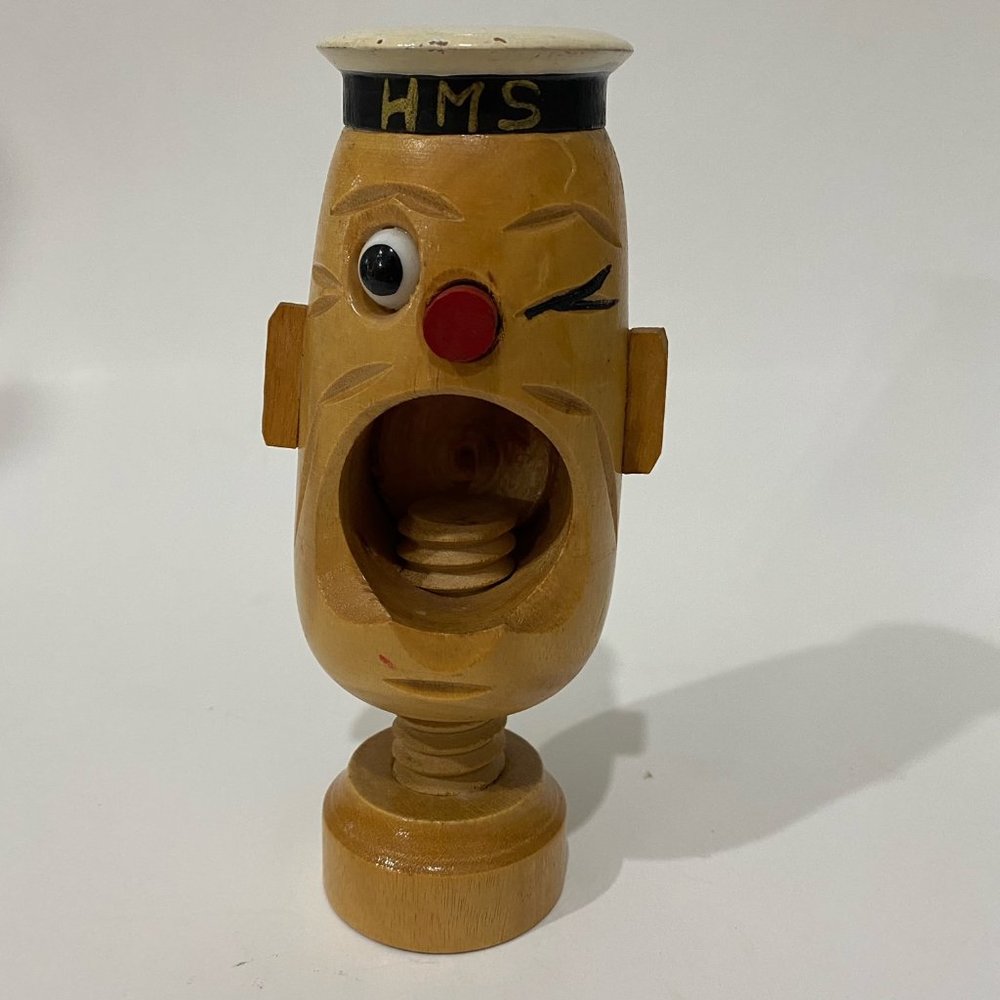 Vintage HMS sailor nut cracker